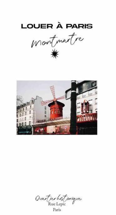 Villa Lepic, Luxury Flat In Montmartre With Private Terrasse-Appartement Entier Paris Exterior photo